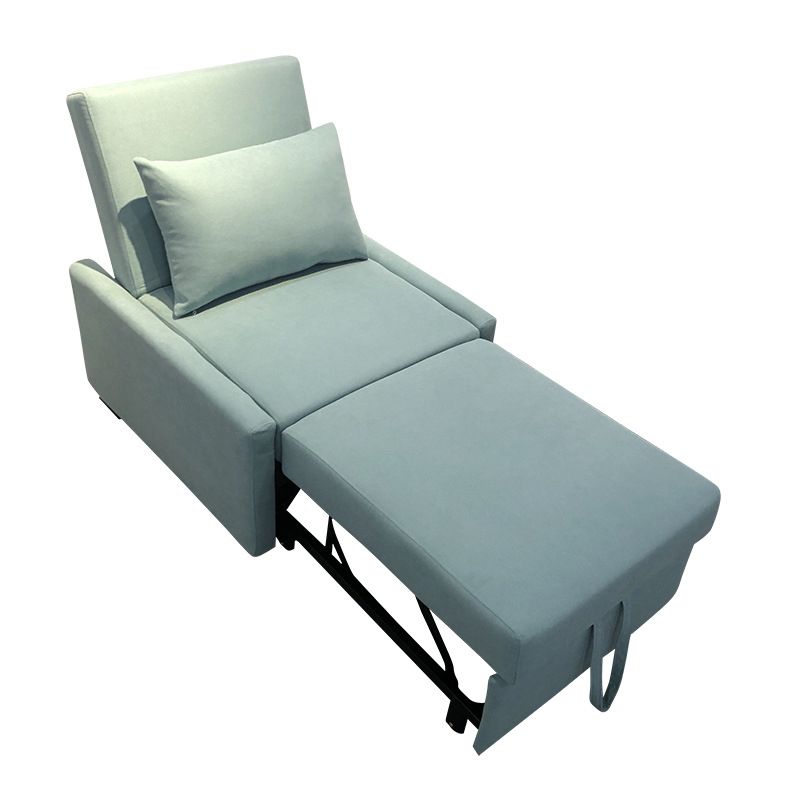 Modern Green Convertible Sofa Cushion Back Foldable Futon Chairs