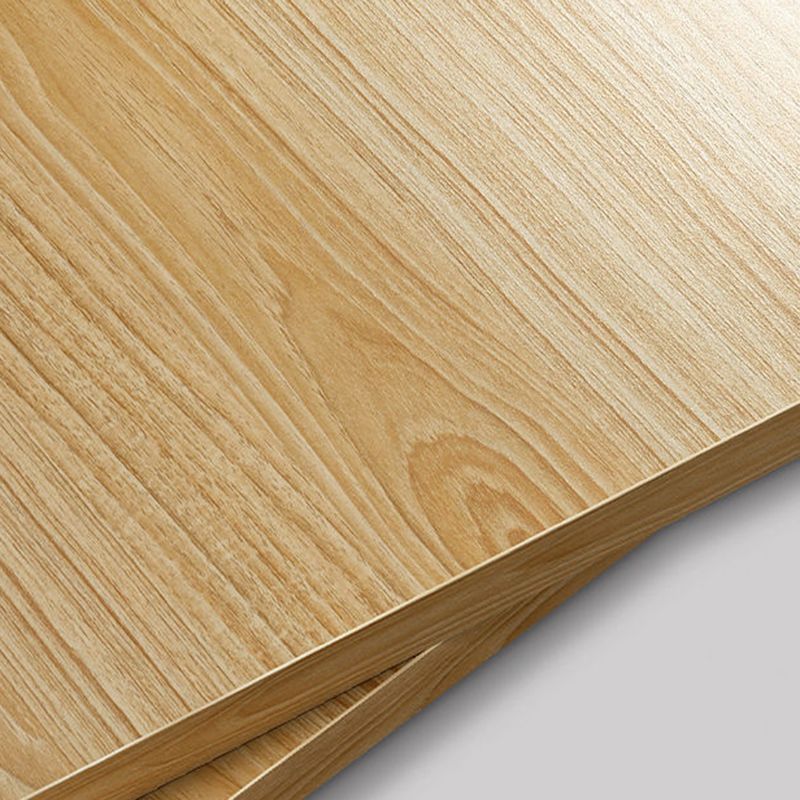 Modern Wooden Coffee Table with 4 Natural Wooden Legs and Storage