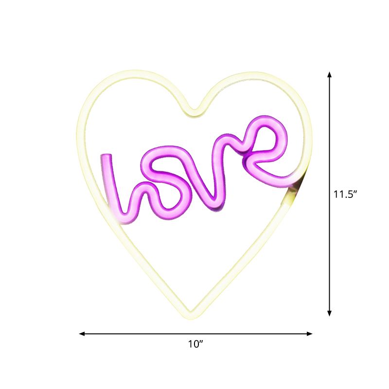 Plastic Animation Framework Night Lamp Minimalistic USB LED White Wall Night Lighting