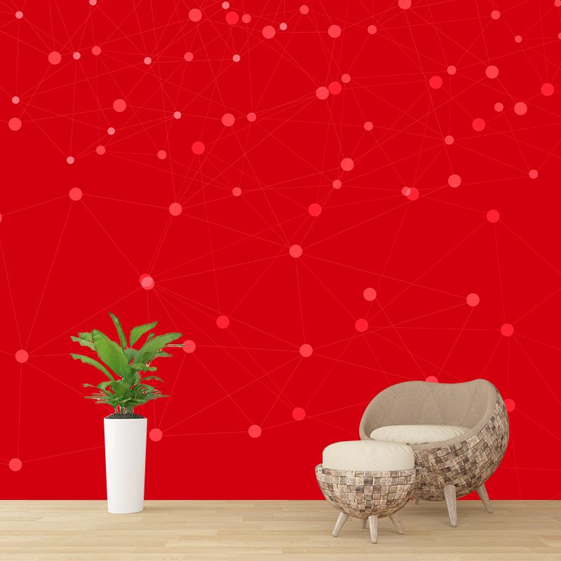 Horizontal Illustration Geometric Patterns Mural Wallpaper Wall Murals for Bedroom