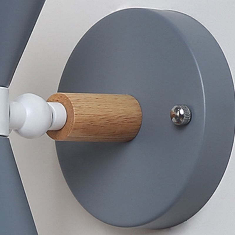 Modern Wall Lights Double Cone-Shaped Wall Sconces Metal 1 Light Sconce Light