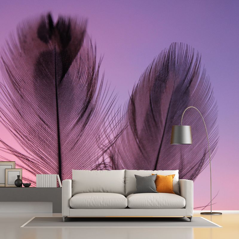 Environment Friendly Decorative Murals Feather Living Room Wall Murals