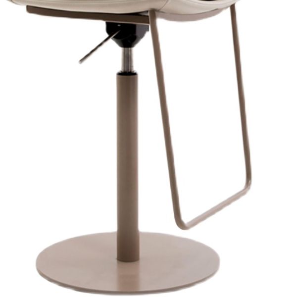 Glam Low Back Bar Stool Rotatable Counter Bar Stool for Home