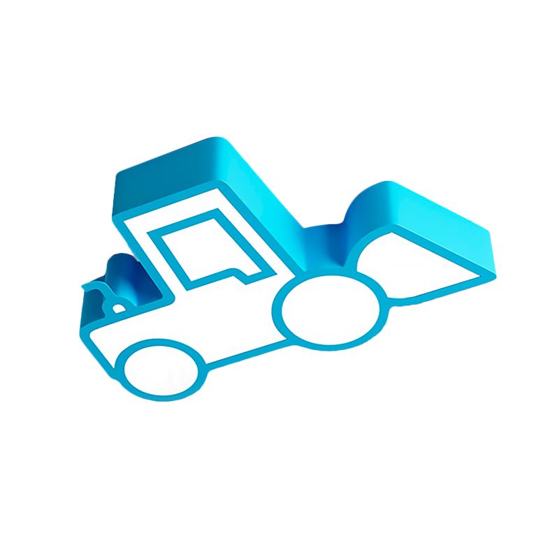 Cartoon Car Ceiling Light Acrylic Flush Mount Ceiling Light for Bedroom