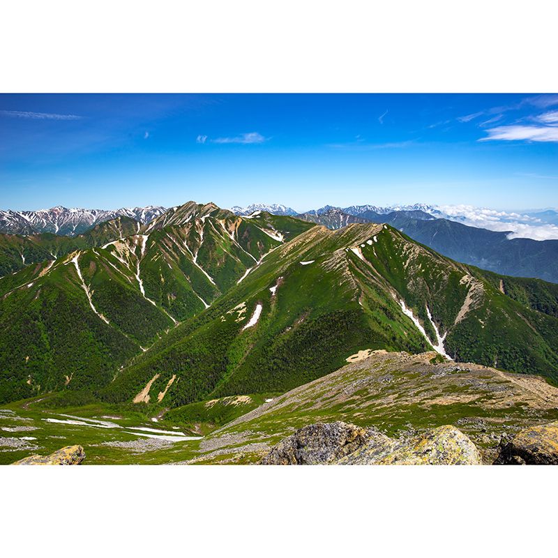 Mountain View Wall Mural for Living Room Bedroom, Removable, Customized Size