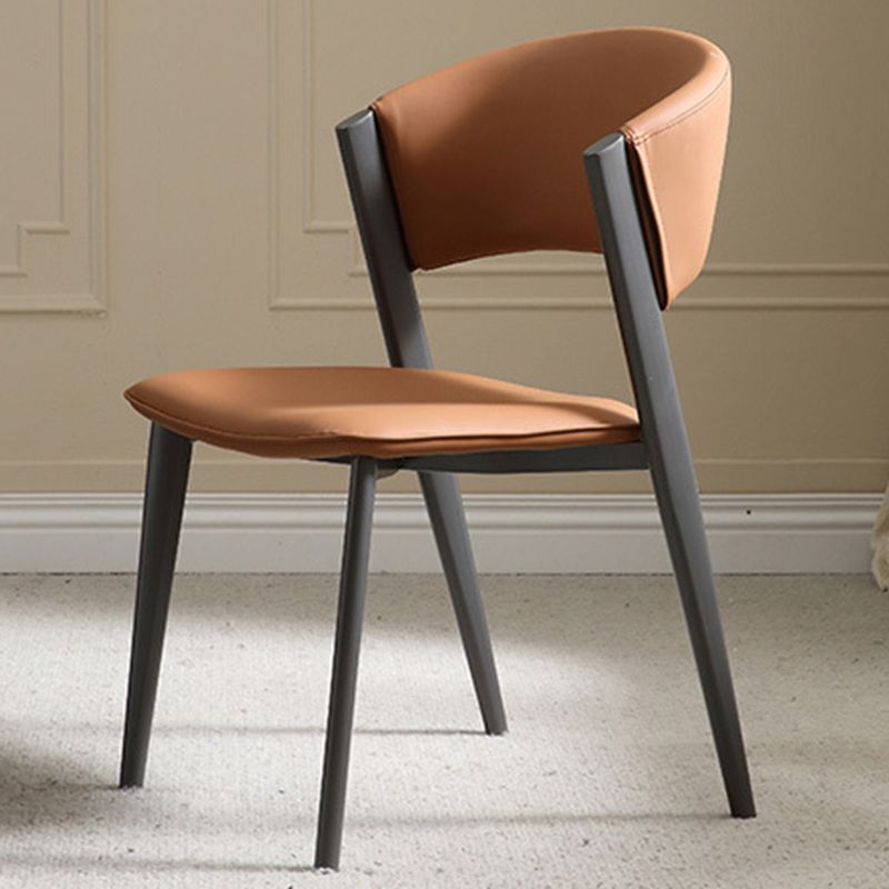 Contemporary Kitchen Dining Chairs Open Back Dining Side Chair