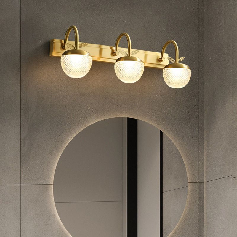 Global Vanity Wall Light Fixtures Modern Minimalist Style Vanity Lights with Acrylic Shade