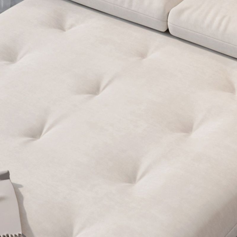 Luxurious Full/Queen Convertible Sofa Tufted Upholstery Sofa Bed