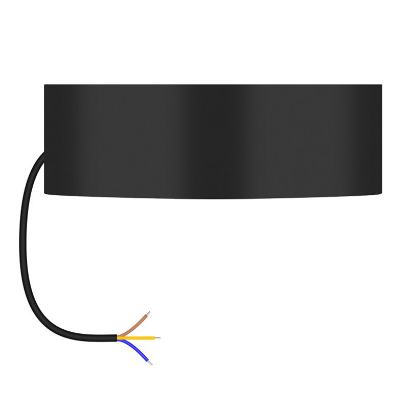 Moderne Aluminium -Wandleuchte geometrische schwarze Multi -Licht -Wandwaschmaschine für draußen