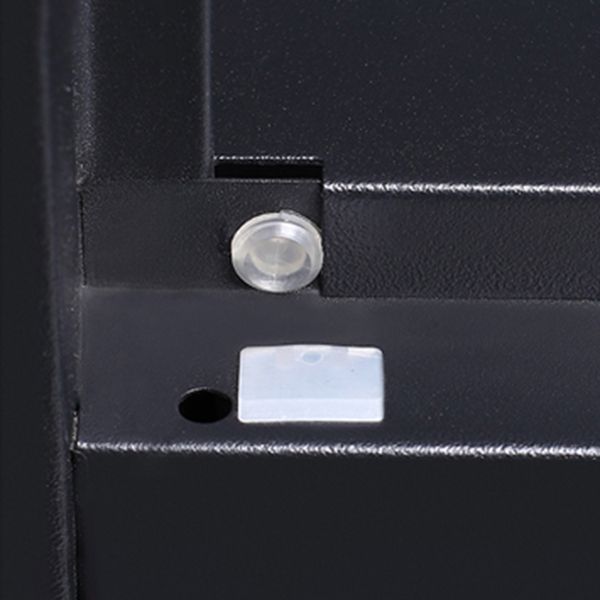 Metal Non-Hanging Armoire Modern Storage Cabinet with Hinged Doors