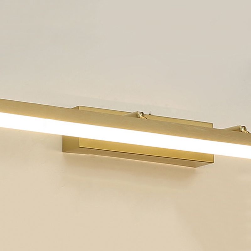 Modernism LED Bath Bar Vanity Lighting Golden Light for Bathroom
