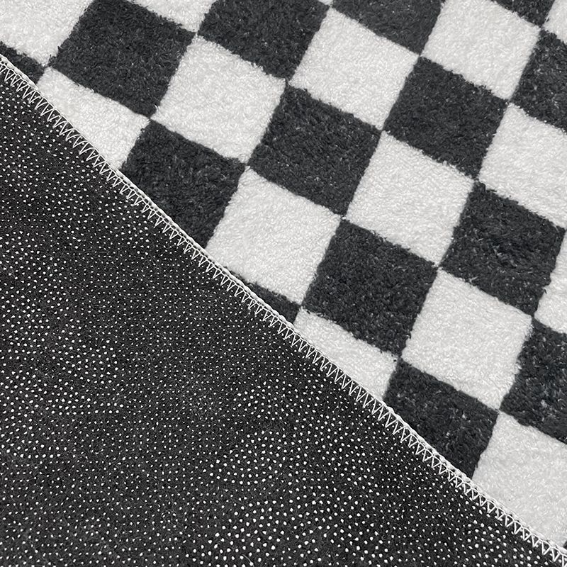 Modern Abstract Carpet Beige Polyester Area Rug Anti-Slip Indoor Rug for Home Decor