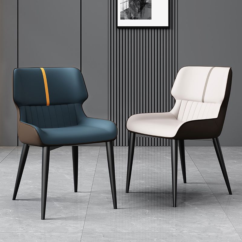 Dining Room Upholstered Side Chair Home Faux Leather Dining Chair