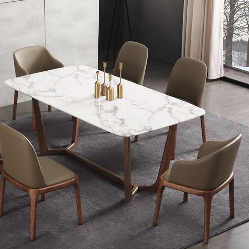 Traditional Chair Wood Solid Back Dining Room Chair for Kitchen