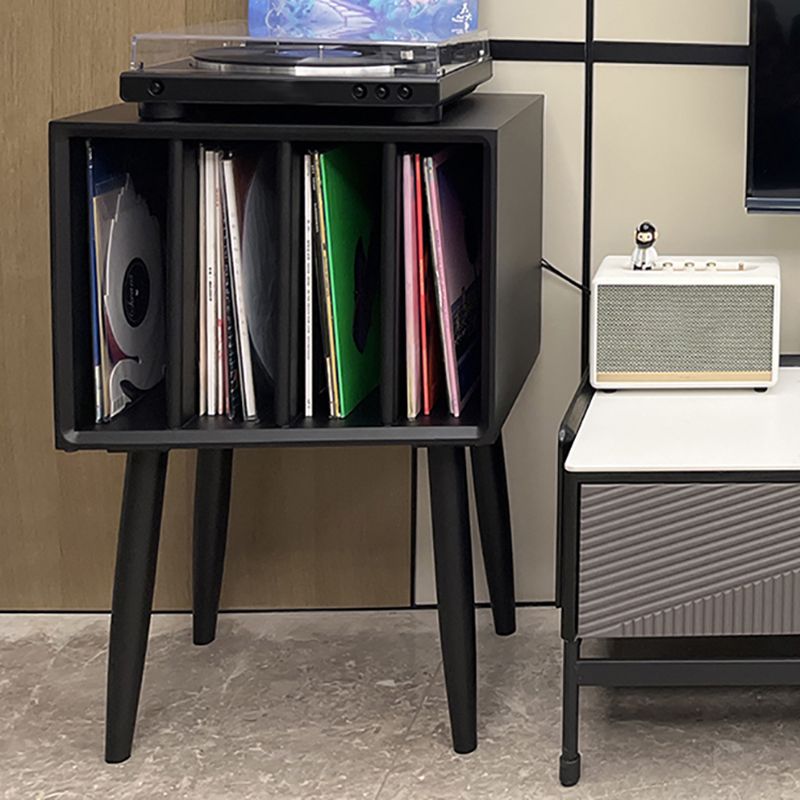 Modern Closed Back Bookshelf Solid Wood Bookcase with Shelves