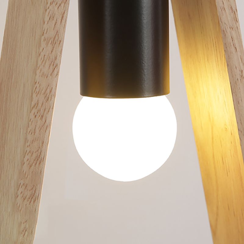 Moderne Stil Geometrische Wandlampen Holz 1 Lichtwandbeleuchtung Armaturen