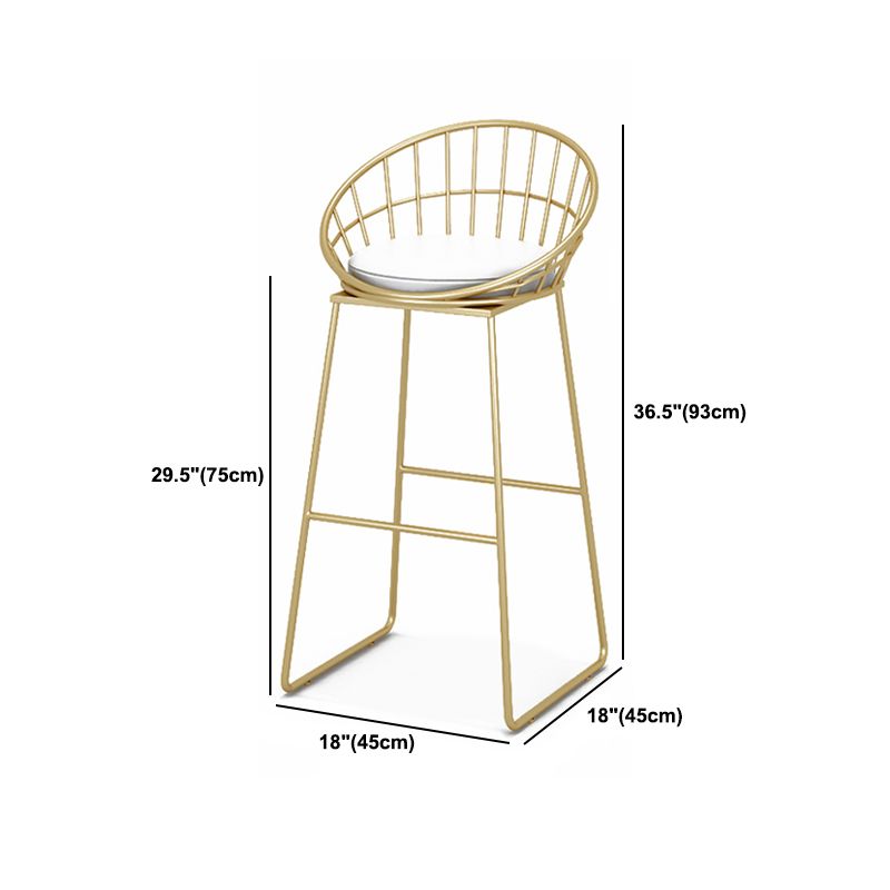 Glam Style 1/2/3 Pieces Bar Table Set Rectangle Bar Table with Metal High Stools for Home