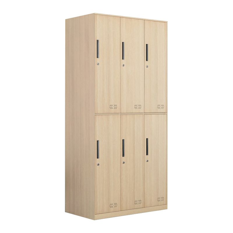 Metal Matte Finish Wardrobe Industrial Storage Cabinet with Hinged Doors