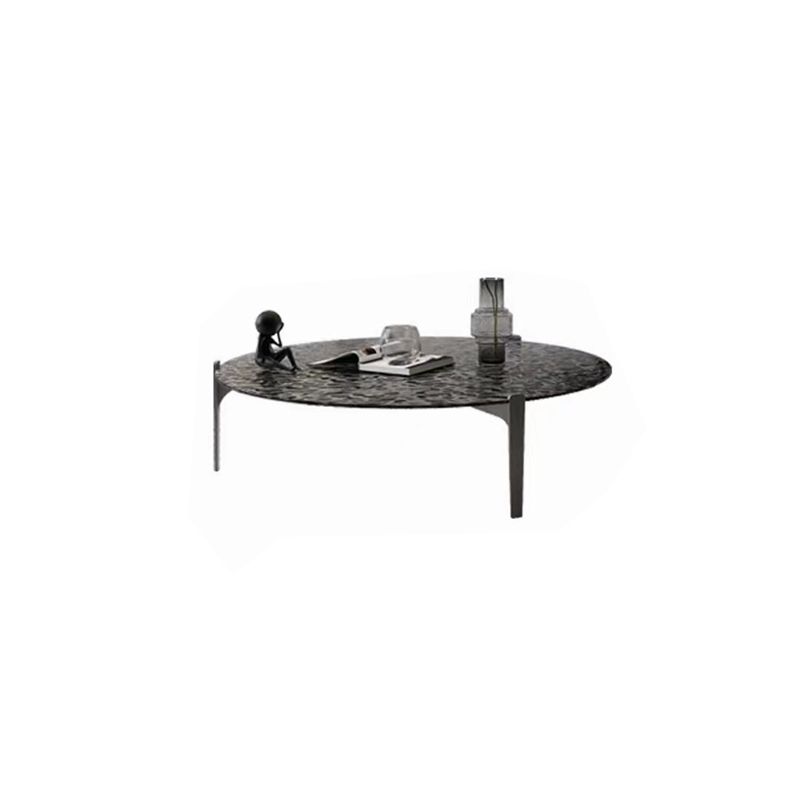 Glass Top Coffee Cocktail Table Coffee or End Table with 3 Legs