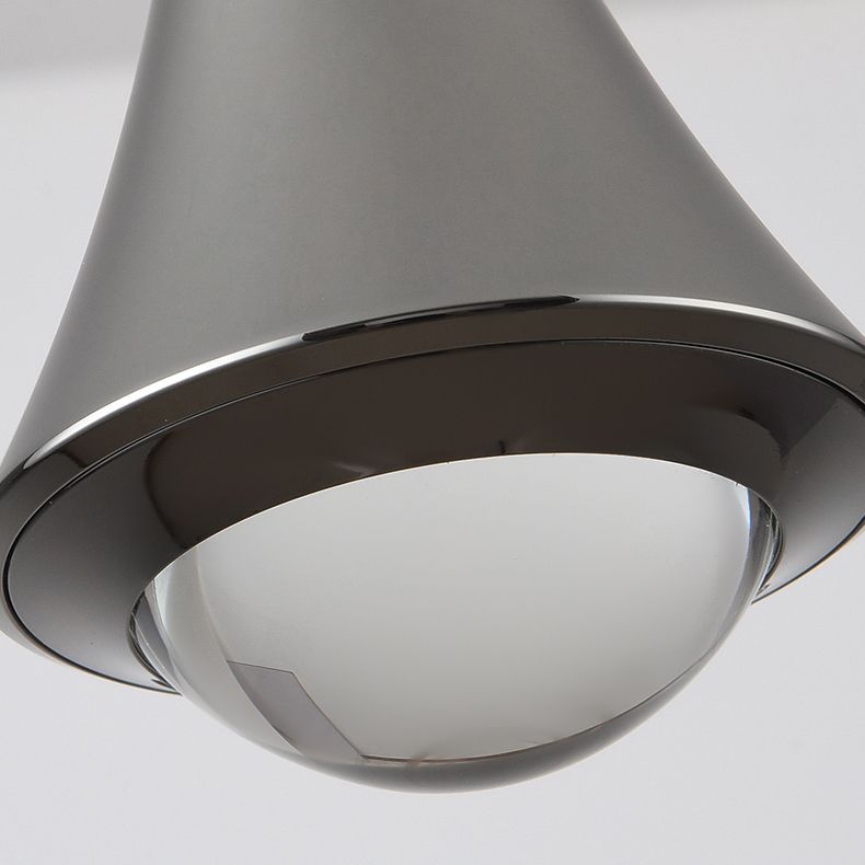Aluminum Flared Pendant Light Fixture Simple LED Drop Lamp for Dining Room