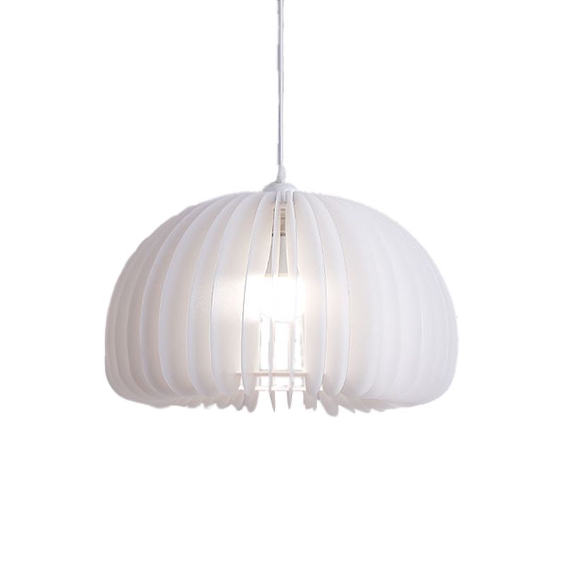 Forme de citrouille de style moderne Hanging Sconce Metal 1 Pendante lumineuse pour salle à manger