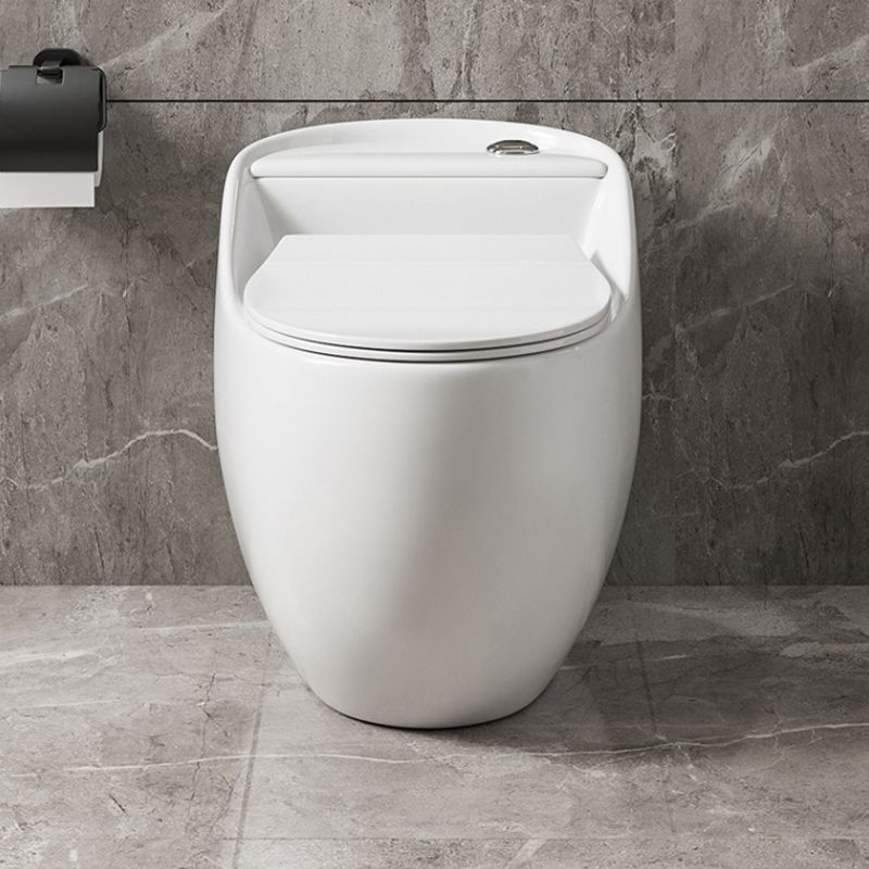 Contemporary Ceramic Toilet Floor Mount Urine Toilet with Slow Close Seat for Washroom