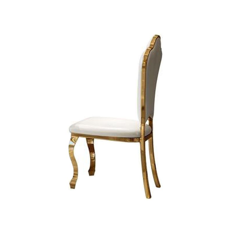 Modern Style Marble Dining Table Set White 1/4/5/6/7 Pieces Dining Set for Home Use