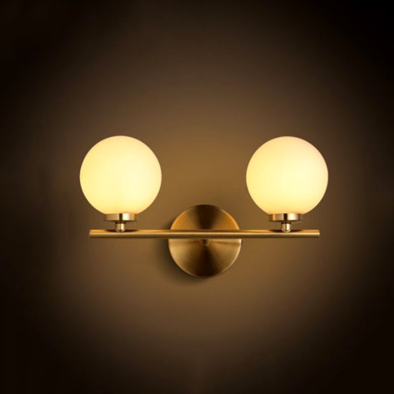 Nordic Modern Metal Wall Mounted Lighting Gold Wall Sconce for Bedroom