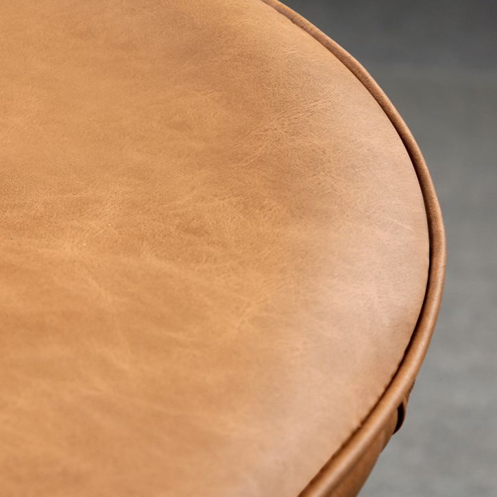 Silla lateral interior contemporánea tapizada Wingback Silla de comedor de metal