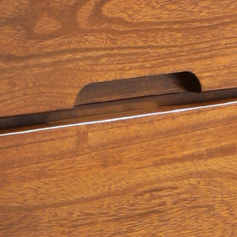 15.74" Wide Mid-Century Modern Wood Accent Chest with 6 Drawers