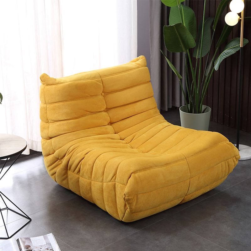 Contemporary Style Upholstered Armless Cushion Back Parsons Chair