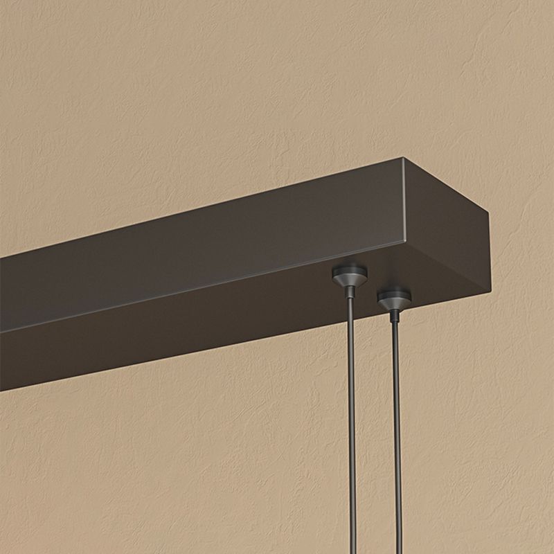 Nordic Style Seagull Shape Island Light Black LED Island Light pour la chambre