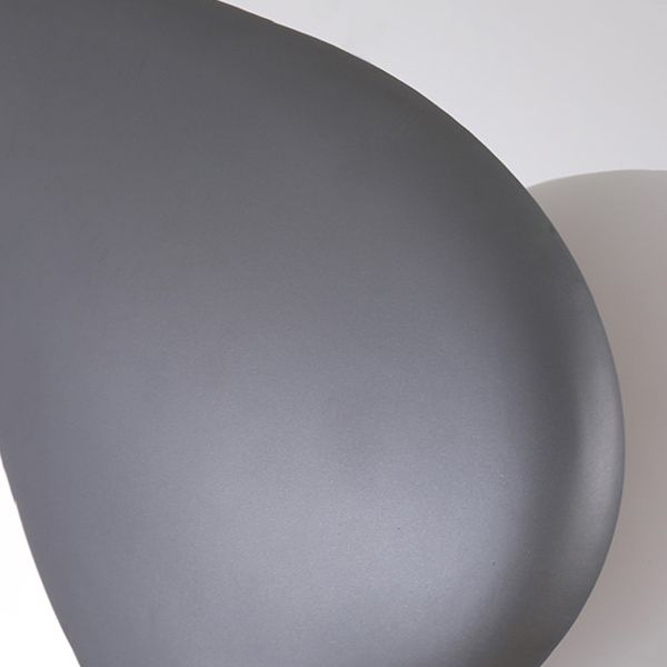 Nordic Style LED Wall Light Cobblestone Shape Wall Lamp with Glass Shade for Living