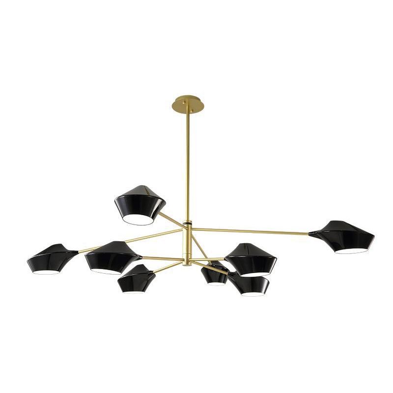 8 Hoofd Postmodern Special Chandelier Light Warmtures Restaurant Hangende kroonluchter voor zitkamer