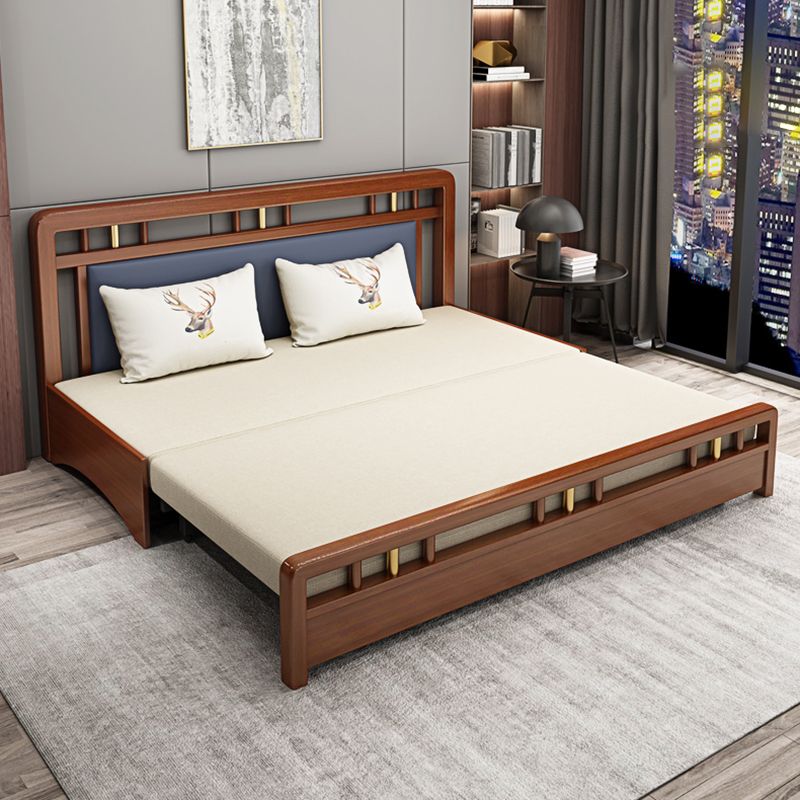 No Distressing Convertible Sofas Cotton Blend Sleeper Sofa with Storage