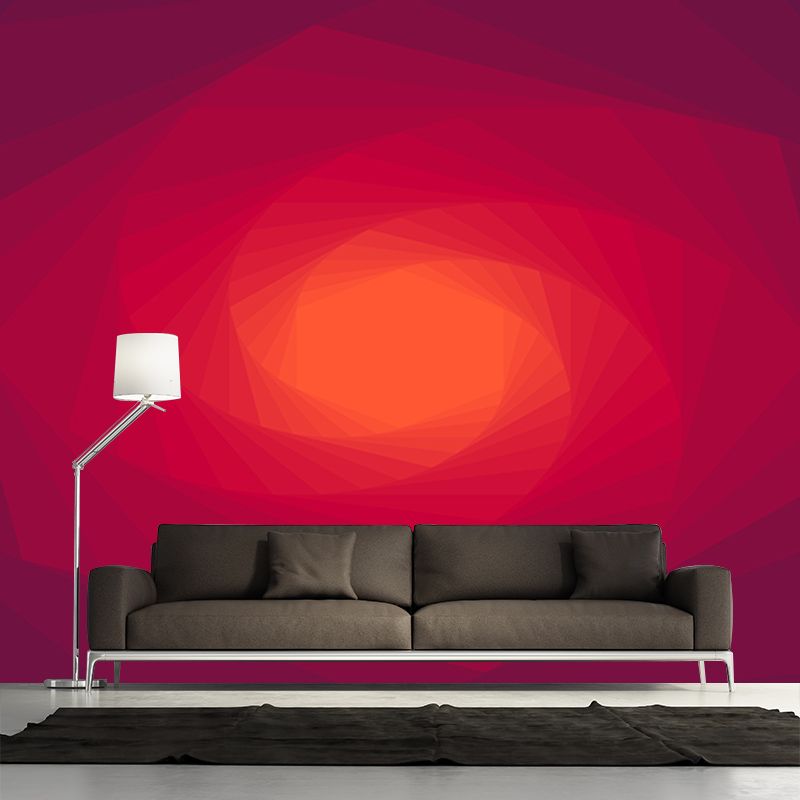 Hexagon Geometry Wall Murals Modern Style Moisture Resistant Wall Covering