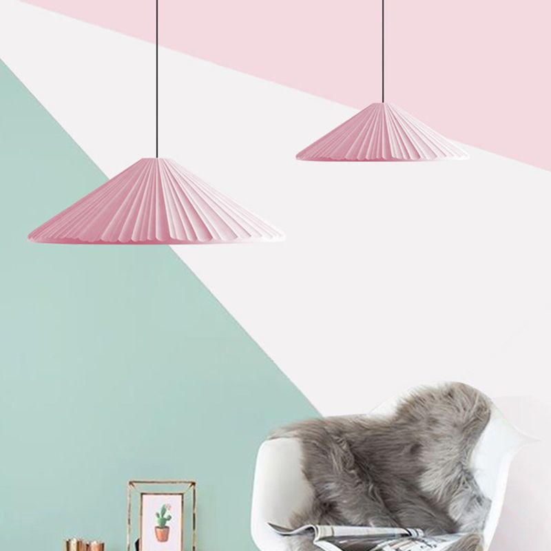 Geometric Shape Resin Hanging Light Nordic Macarons 1 Light Hanging Mounted Lights