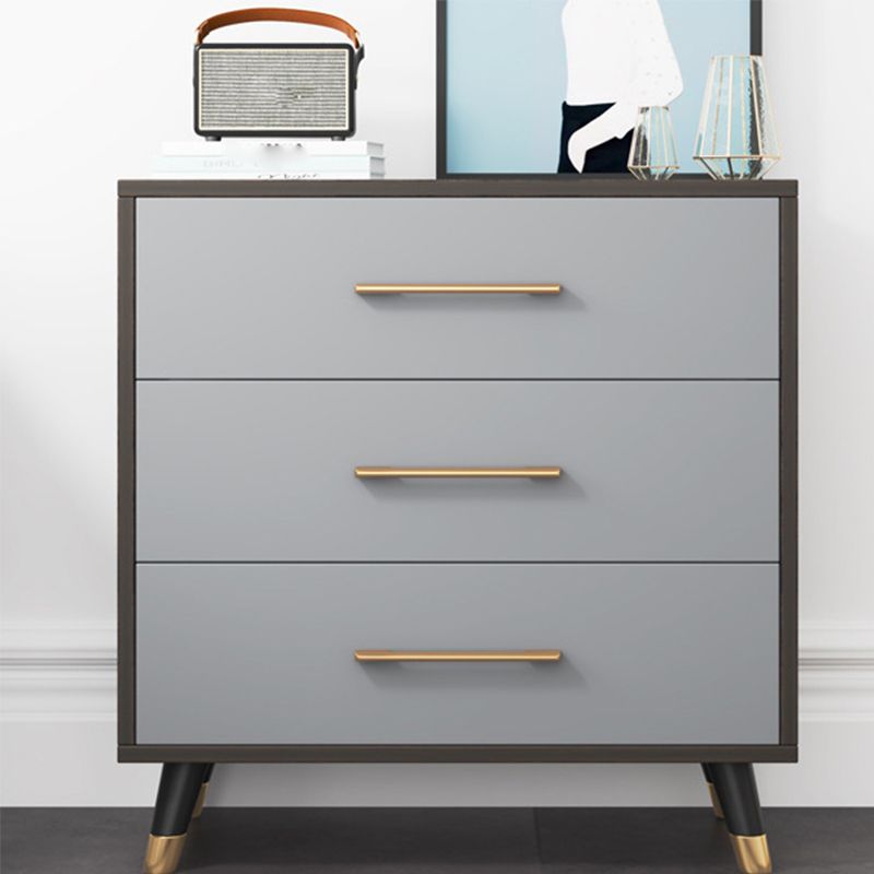 Modern Accent Chest 15.75 inch Wide  with Soft Close Drawers in Grey
