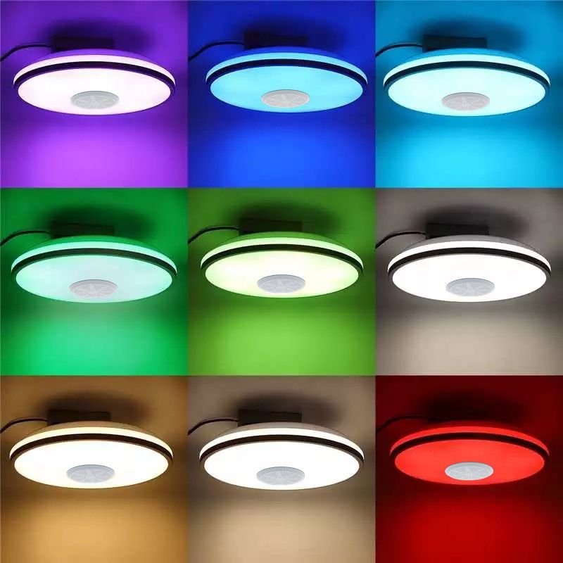 Contemporary Intelligent Flush Mount Ceiling Light Fixture Acrylic Shade for Bedroom