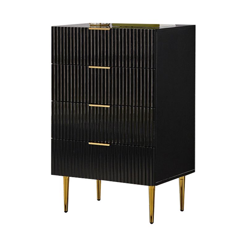 Modern 15.74" Wide Accent Chest Solid Wood Soft Close Drawers Chest