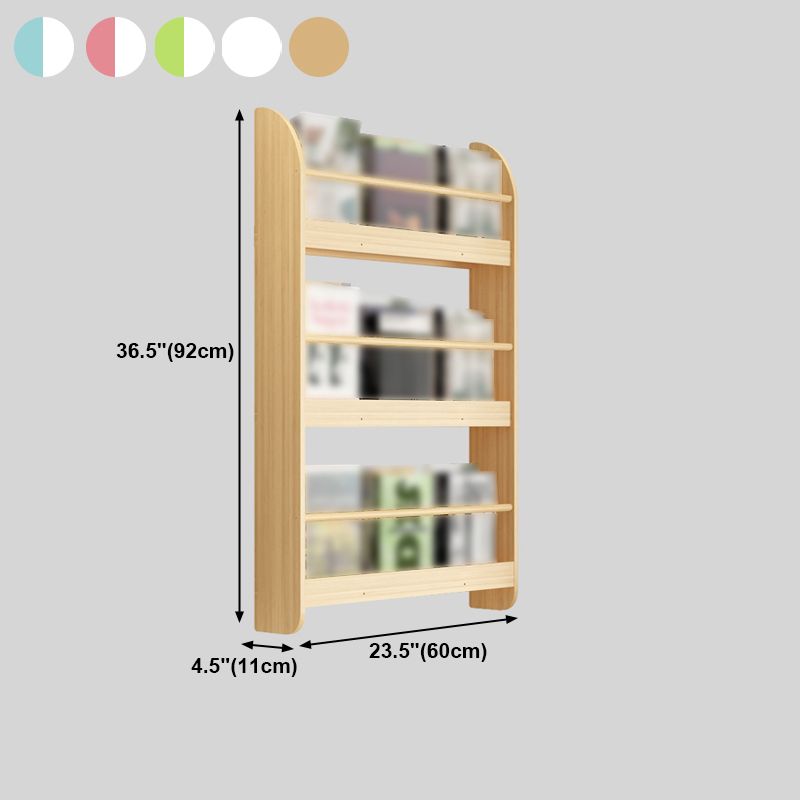 Libreria a parete mobile a parete mobile a 3 sponnie.