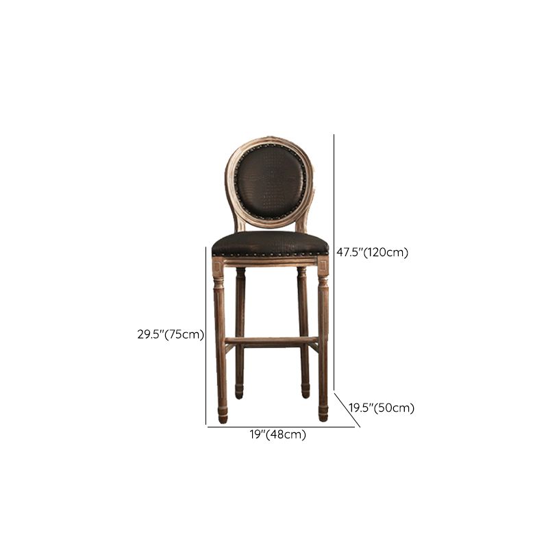 Rectangle Bar Pub Table Set 1/3/4 Pcs Antique Solid Wood Bar Table and Stools