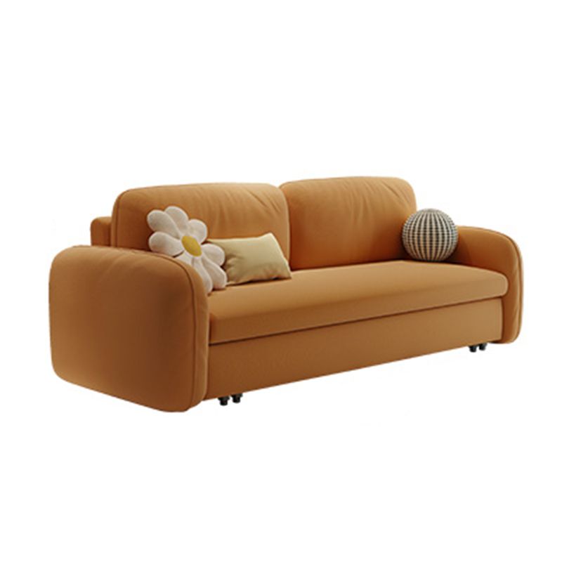Brown Convertible Sofas Living Room Scandinavian Futon Sleeper Sofa Bed
