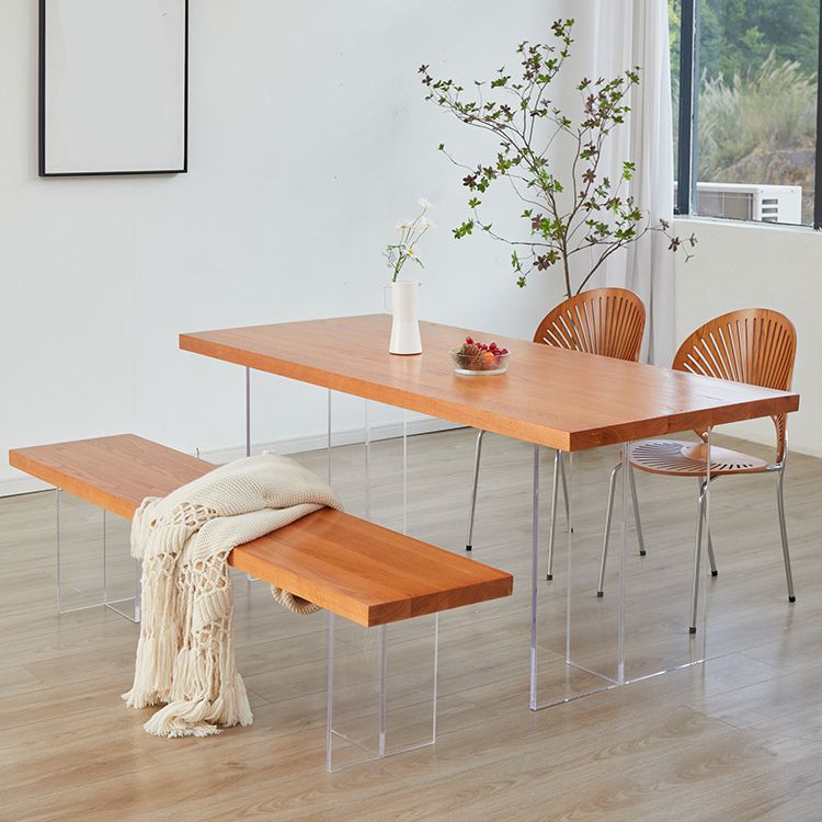 Contemporary Style Dining Table Square Dinette Table for Home Kitchen