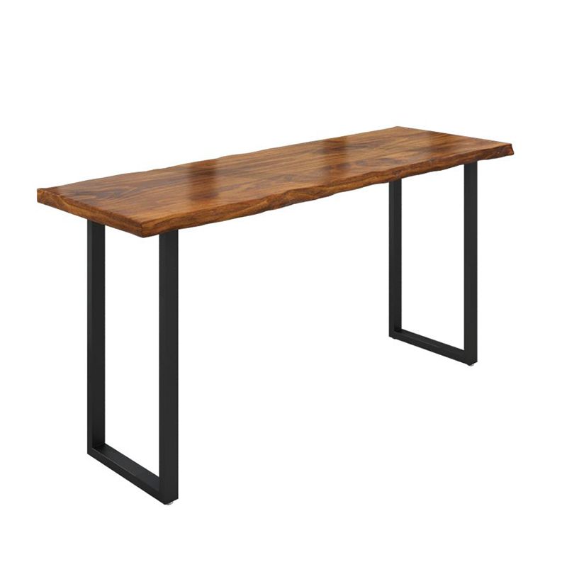Industrial 1/2/5/6 Pieces Solid Wood Bar Table Set Rectangular Counter Set for Home Use