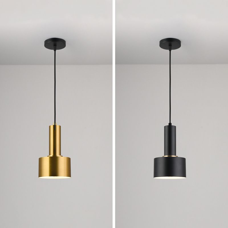 Postmodernism Grenade Shaped Pendant Metal 1-Light Dinner Suspension Light Fixture