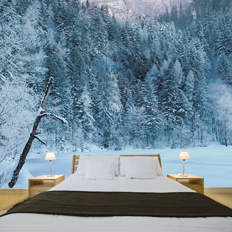 Natural Sky Forest Mural Horizontal Photography Room Wall Mural