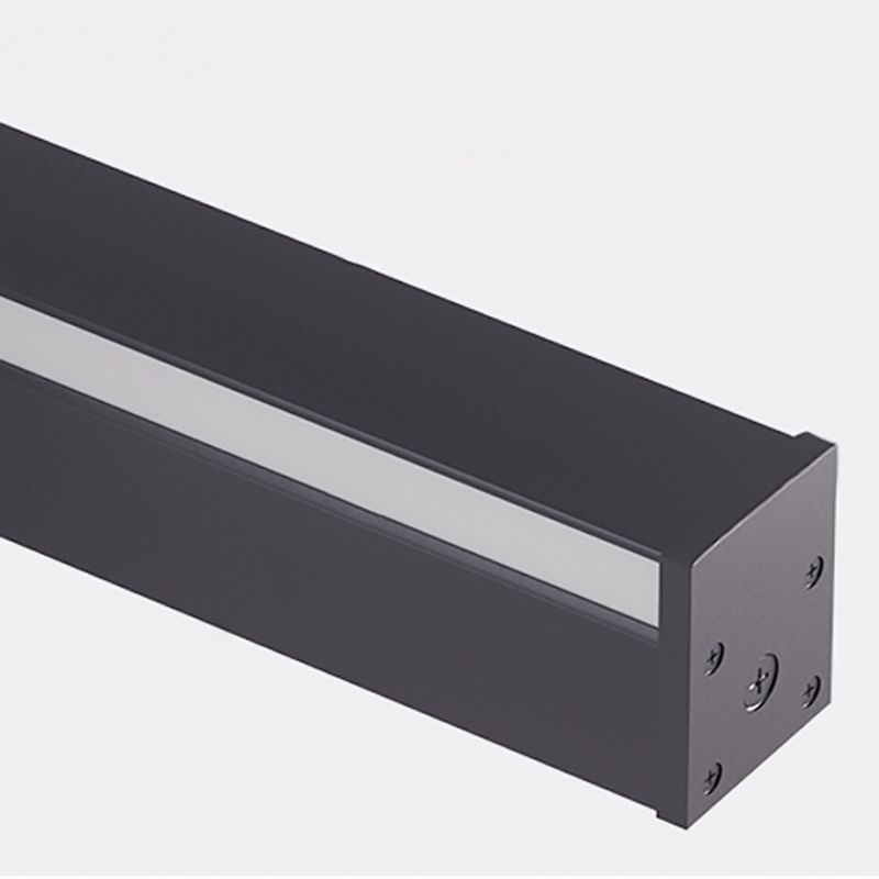 Metal Linear Shape Wall Mount Lighting Modern 1 Light Wall Mounted Light Fixtures