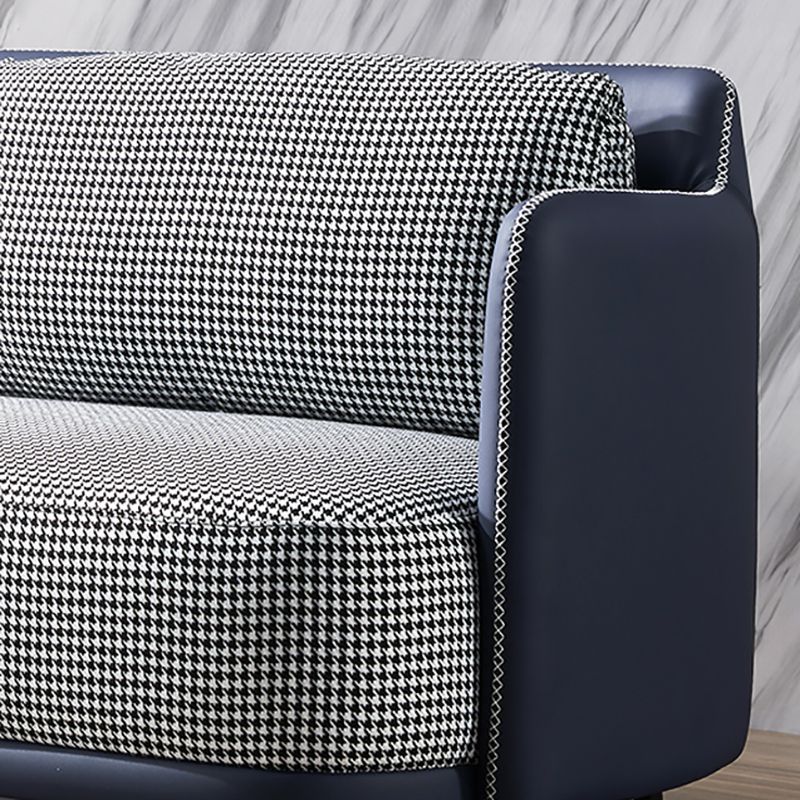 Moderne Baumwoll -Quadrat -Armsofa 29,9 "W mit Oberkissen für Wohnzimmer
