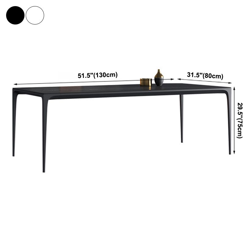 Simplicité Table de la salle à manger rectangle